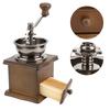Handkurbelmühle Stahlkern Manuelle Kaffeebohnenmühle Retro-Mühle für Zuhause Camping