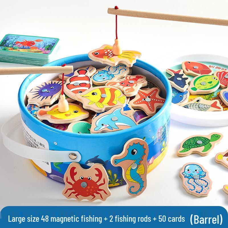 Magnetic Fishing Toy - Educational Gift for Toddlers Aged 1-3, Perfect for Boys and Girls