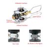 Function Gas Inflator Pressure Relief For Multiple Canisters