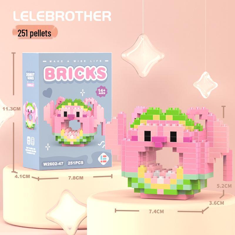 Compatible Lego Micro Building Block Cartoon Figurines - Children's Educational Desktop Toys