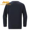 Jeep Men's Warm Fleece-Lined Casual Long Sleeve Top