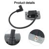 For Equipment Maintenance Black Ignition Coil Solid Material Stable Operation Easy Installation Practical Part