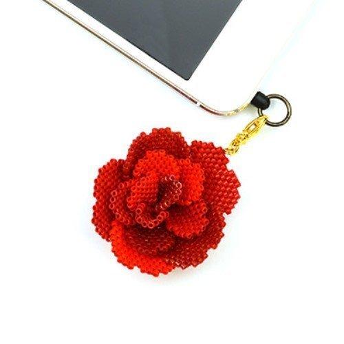 MIYUKI Flower Motif Kit Rose/BFK-371 [Bead Kit/Strap]