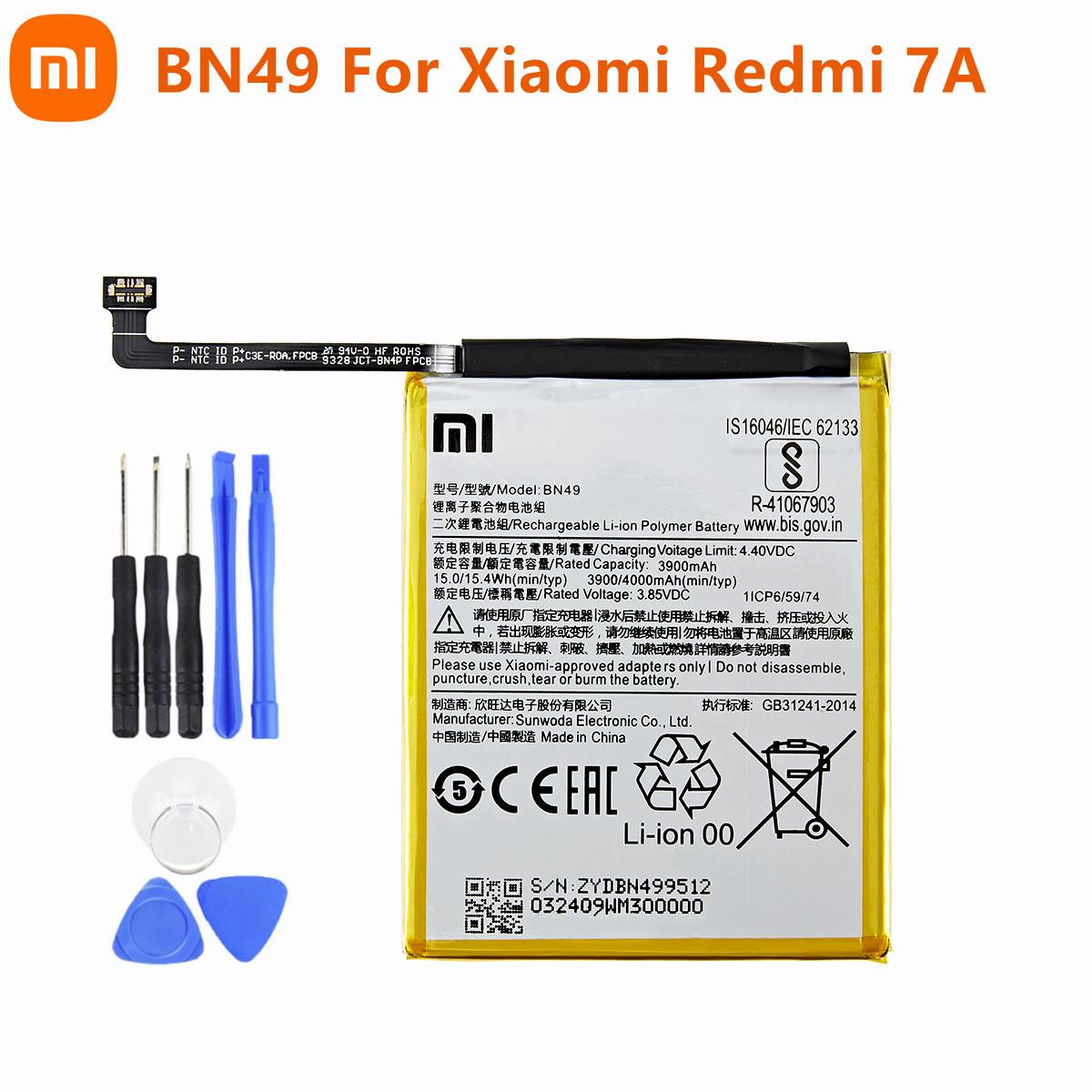 Buy Xiao Mi Original Phone Battery BN49 For Xiaomi Redmi 7A BN49