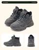 Babu Dou Kids' Velvet-Lined Warm Boots for Boys & Girls - Autumn/Winter 2025 Martin Style