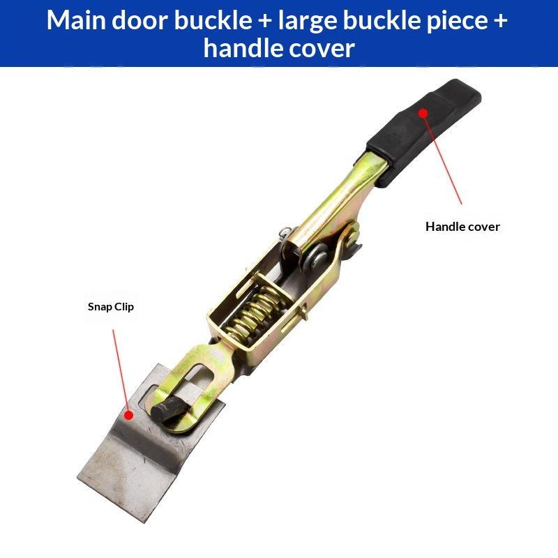 Heavy Duty Tricycle Door Latches Galvanized Rust Proof Thickened Material For Cargo Box Door Repair