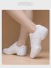 Kinder Wettkampf Aerobic Cheerleading Schuhe - Weiche, Rutschfeste Weiße Schuhe für Training und Wettkämpfe