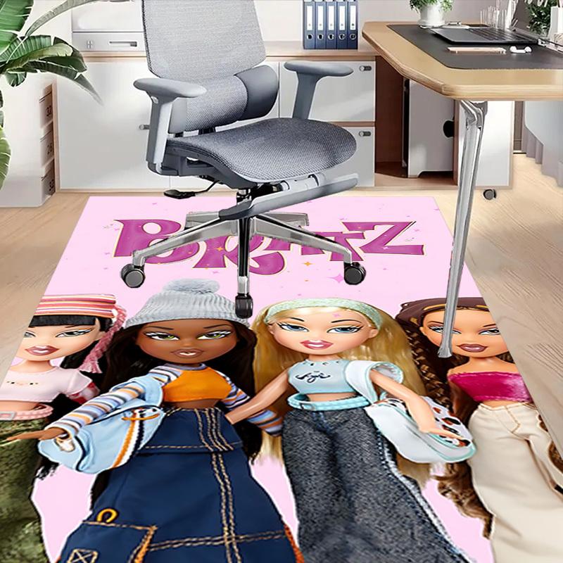1pc BRATZ FASHION Carpet Anti Slip Polyester Floor Mat for office.Bedroom