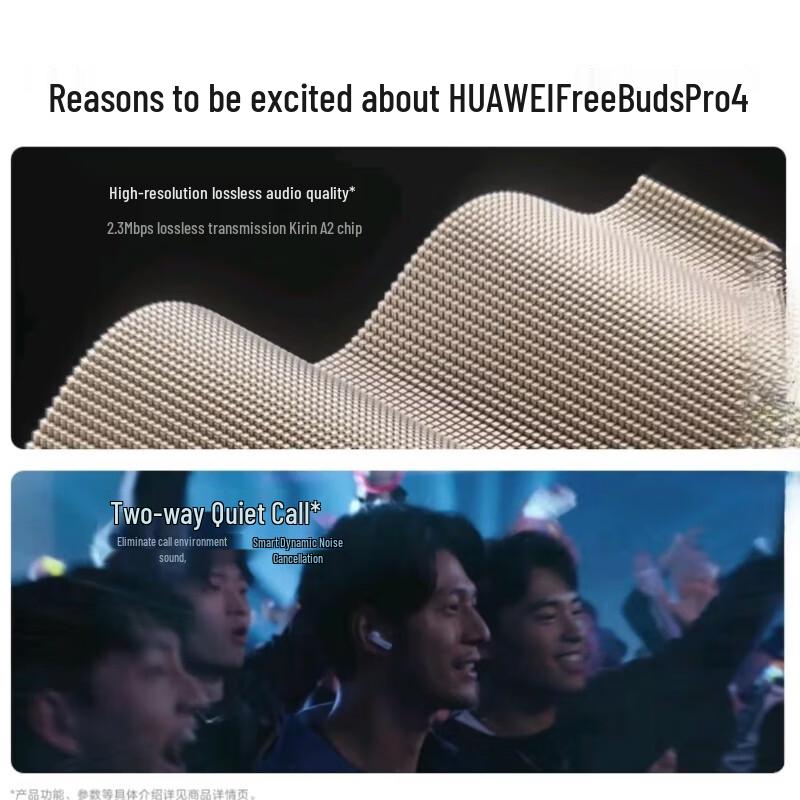 Huawei FreeBuds Pro 4 Hi-Res ANC Wireless Earbuds