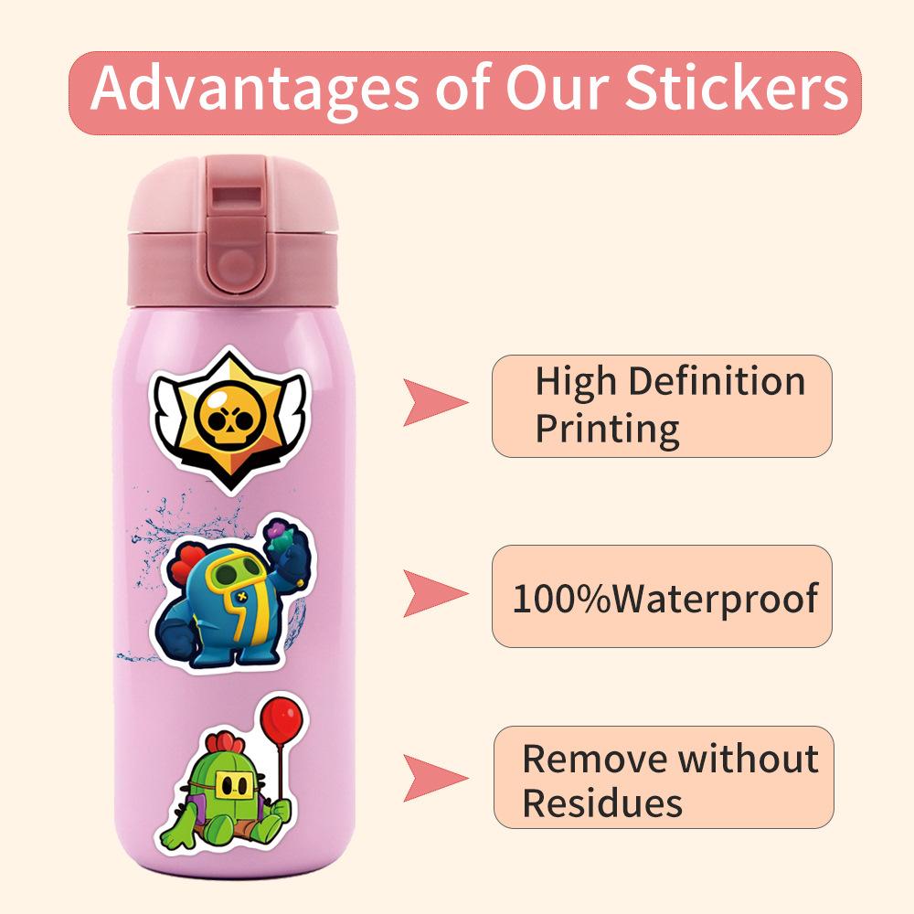 110 Autocolante Noi Brawl Stras Graffiti Decorează Valiză Telefon Mobil Autocolante Impermeabile