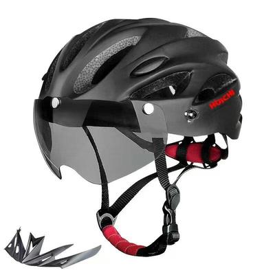Casco da ciclismo Lishi con occhiali
