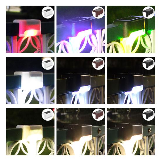 Solar-Deckleuchte, wasserdicht, wetterfest, IP65, lichtbeständiger Sensor, einfache Installation, lange Lebensdauer, dekoratives ABS