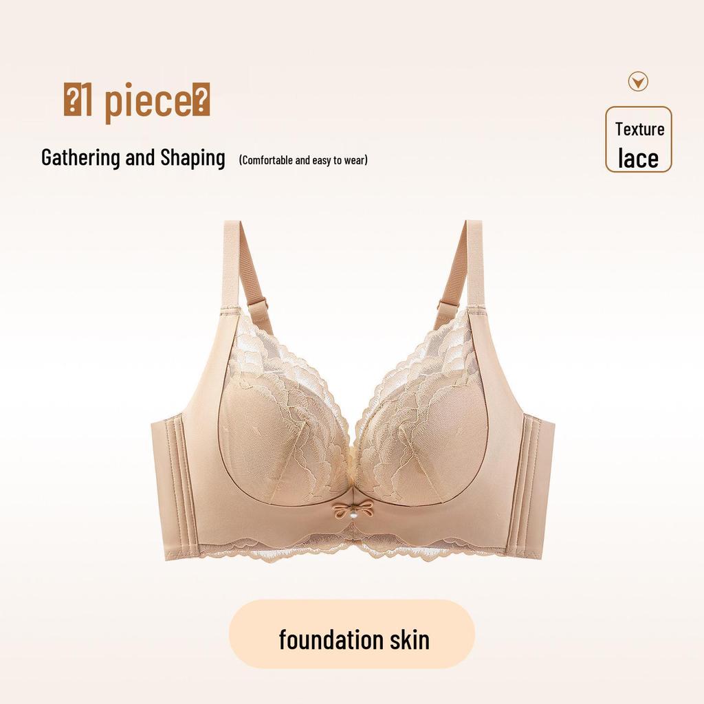 Breathable Invisible Underwire Bra for Small Busts - Anti-Sagging with Adjustable Fit