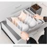 Stoffschubladen-Organizer-Box für Lingerie, Unterwäsche, BHs und Socken