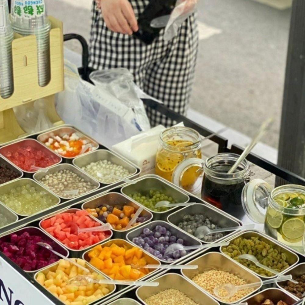Rectangle Shape Stainless Steel Seasoning Box with Lid Spice Jar Storage Set  Kitchen Use