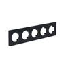 Five-piece Frame, Glass, Black, BETA ONNLINE