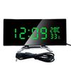 Curved Screen Desk Clock Large Table Clock Modern LED Digital Clock  Home Decor