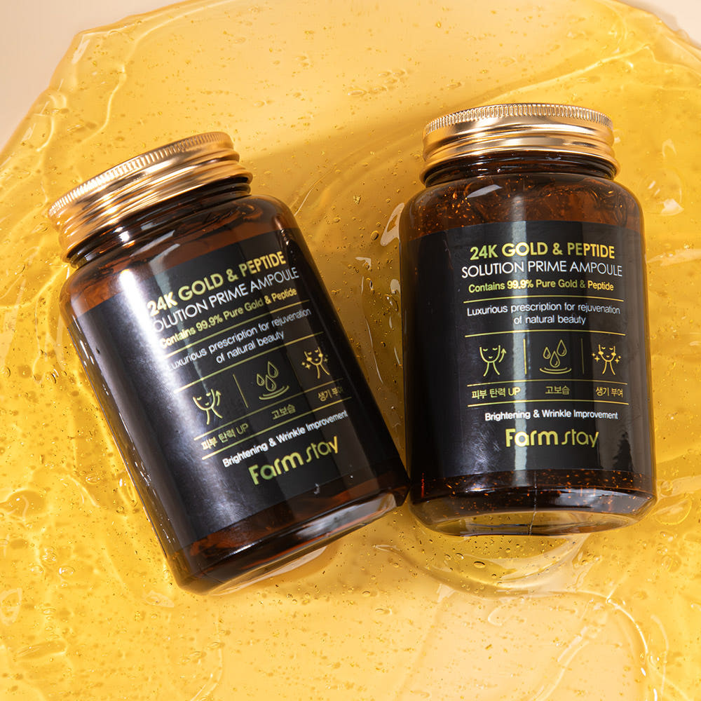 Farmstay 24K Gold & Peptide Solution Prime Ampulle 250ml