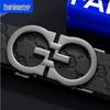 Mark Fairwhale Men's Genuine Leather Business Belt