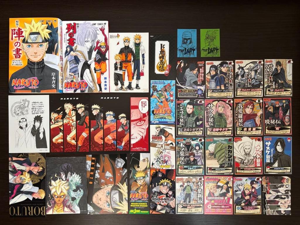 [USED] NARUTO Illustration Card Bookmark Bonus Paper