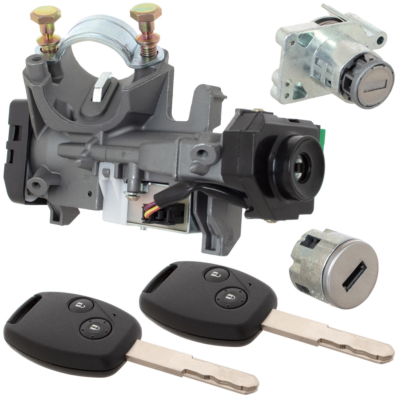 Honda CR-V III 06-12 complete ignition switch + front left door lock insert + glove box insert 3 pcs. Set