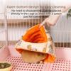Soft Winter Hamster Cotton Nest Semi Closed Guinea Pig Hideout Rabbit Sleeping Nest  Cold Weather