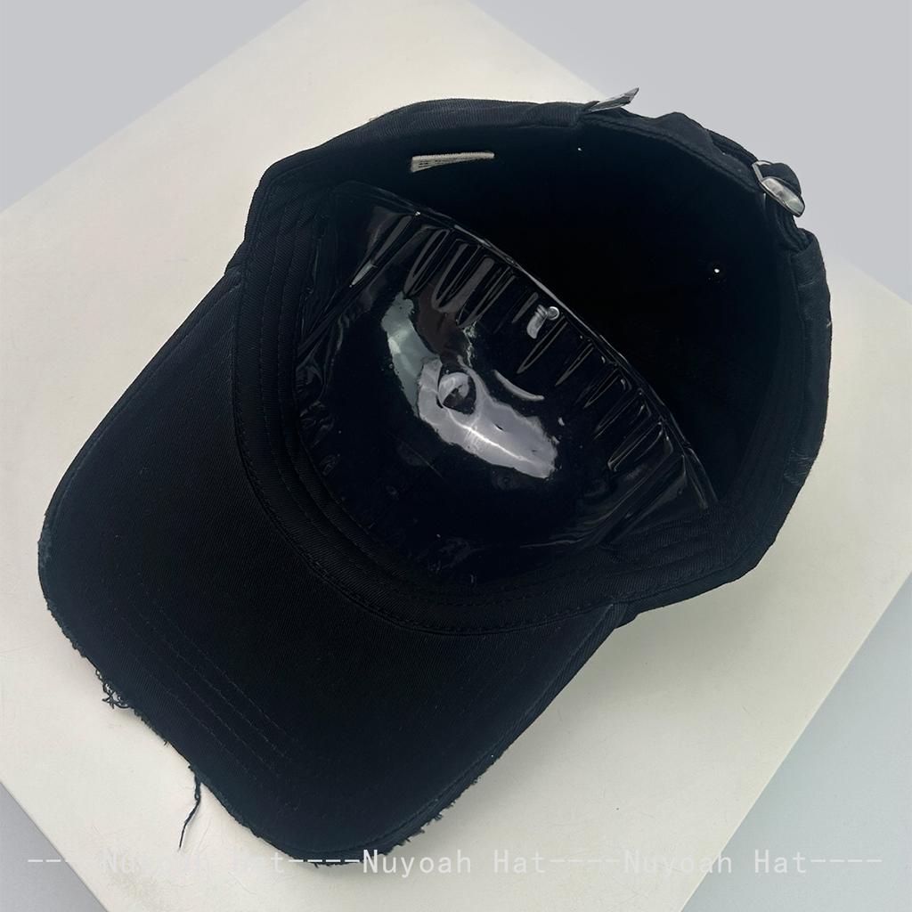 New Men Women Distress Broken Style Embroidered Letters Baseball Hats Sunshade Retro Versatile Street Peaked Caps Fashion Ins