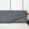 1 Stück Spritzfester Kopfteilbezug Gestrickter Elastischer Jacquard Nachttischbezug für Bett im Schlafzimmer Einfach zu Benutzen und zu Reinigen