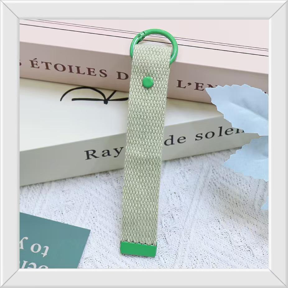 Colorful Korean Embroidered Polyester Lanyard Keychain