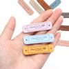 20PCS DIY Hats Bags PU Leather Hand Made With Love Clothes Tags Label Garment Labels