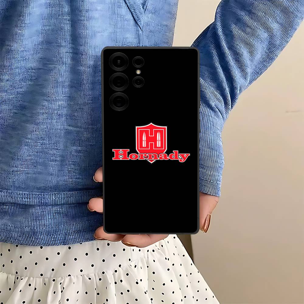 Hornady Logo Phone Case For Samsung S 24 Fe 25 Ultra Plus 20 Lite 21 30 22 23 24 22 Ultra 5G Fundas