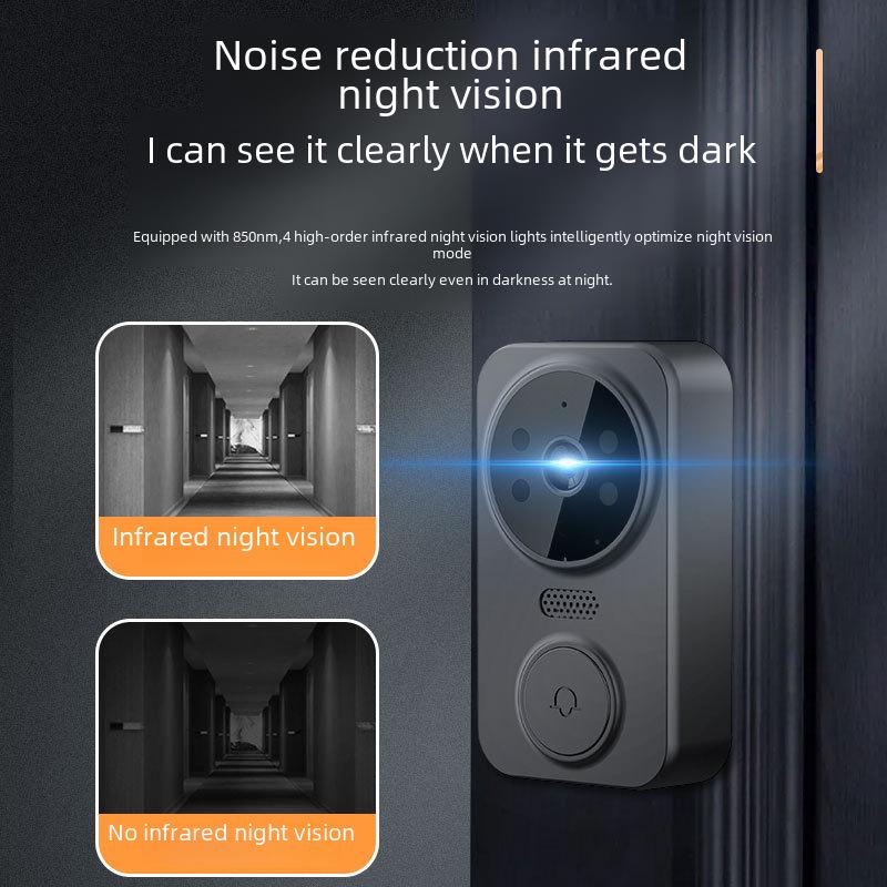 M12 Wireless Video Intercom Doorbell with Screen and HD Surveillance Voice Alert