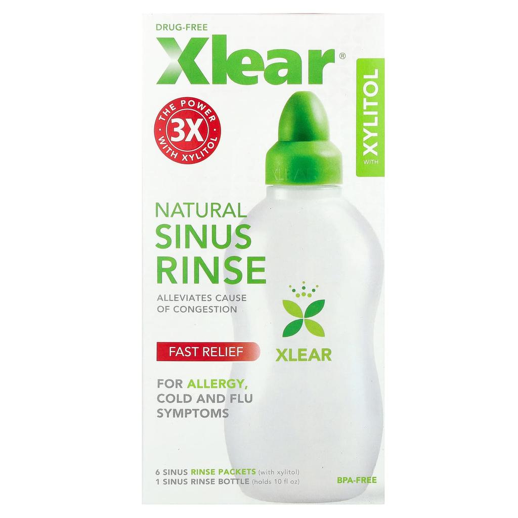 Natural Sinus Cleanser with Xylitol, Kit 1