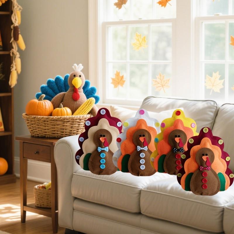 Thanksgiving Turkey Figurine Perfect For Fall Home And Safe Family Gatherings
