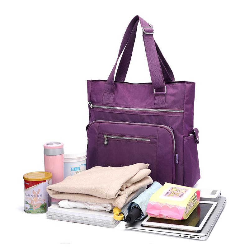 Borsa Tote da Donna di Grande Capacità – Elegante Borsa a Spalla Multicolore con Tasche Multiple – Perfetta per Lavoro, Scuola e Uso Quotidiano