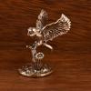 Vintage Eagle Figurine Copper Bird Statue Miniature Sculpture Ornament Office Desk Animal Decoration Home Decor Handmade Craft