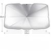 1 Stück Einfach zu installierende Auto-Sonnenblende - Tragbar & Faltbar - UV-Schutz - Ideal für Fahrzeug-Sonnenschutz