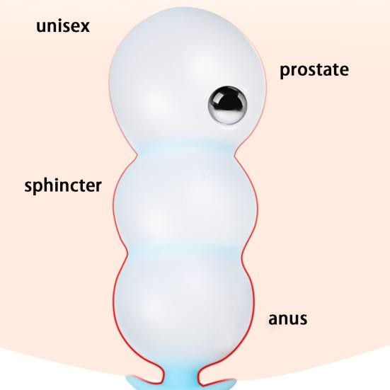 Anal Expander Helpful Excellent Stretchability Silicone Anal Stimulator Inflatable Anal Plug Butt Sex Stimulator Anal Stimulator
