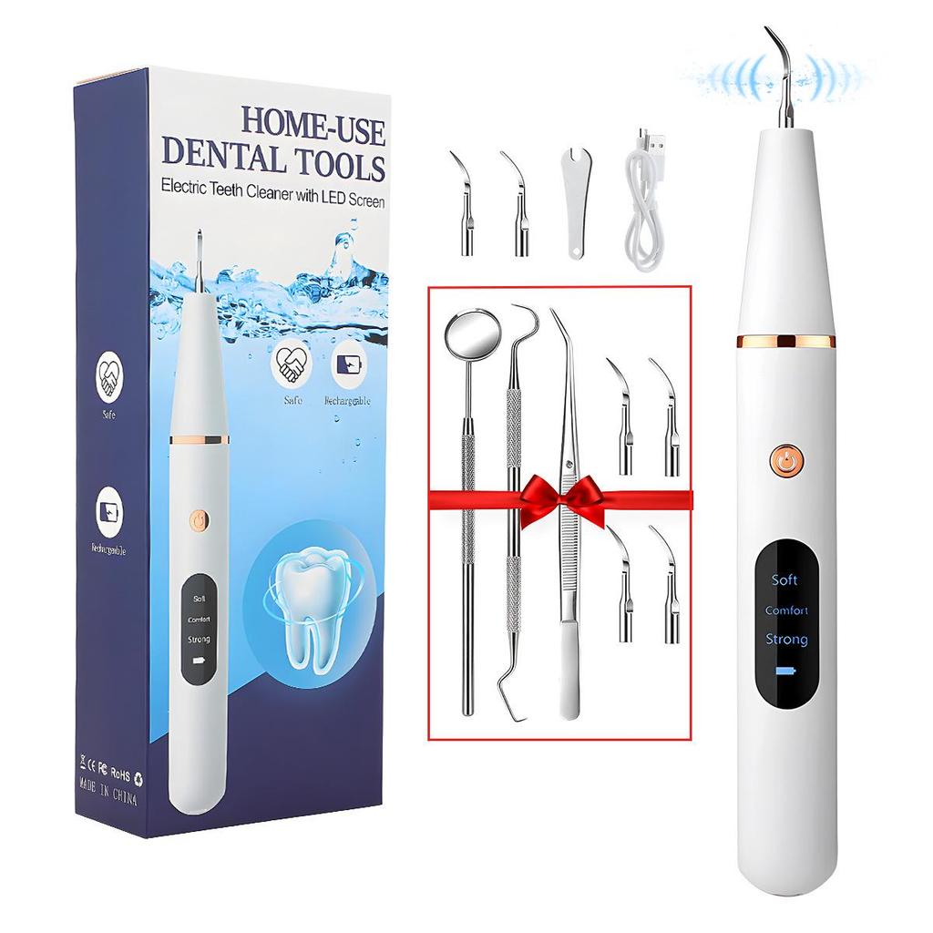 Portable Ultrasonic Water Flosser: Electric Teeth Cleaner & Oral Descaling Device