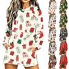 Women's Casual Long Sleeve Christmas Print Hoodie for Winter Holiday