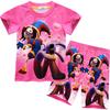 92700 Kids Girls The Amazing Digital Circus Printed T-shirt Shorts Clothes Sets