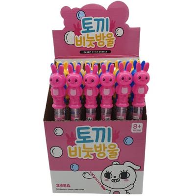 Fun Zone Rabbit Bubbles 4 tipos x 6p conjunto brinquedos infantis coreanos