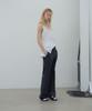 LCDC™ Layered Hem String Pants (Dark Navy)