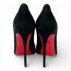 Excellent Christian Louboutin pumps SO KATE 120 black Suede leather Women 35 Used