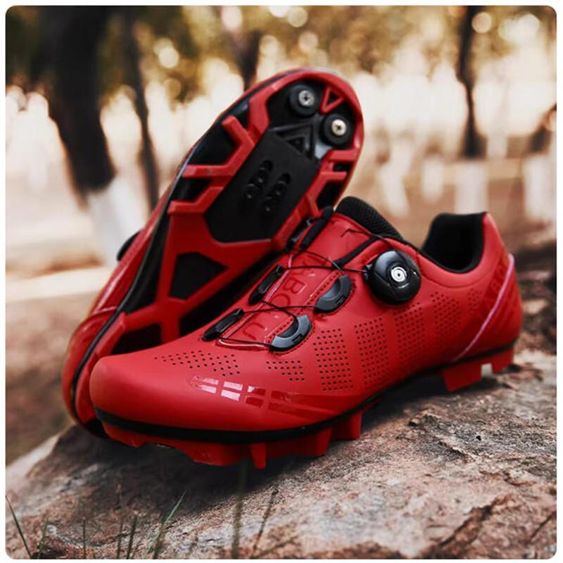 Pudi T27 Red Mountain Bike Cycling Shoes