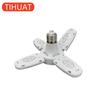 E27 LED Fan Blade Light Garage Light Deformable AC85-265V 28W Folding Ceiling Light Workshop Lamp LED Home Ceiling Lighting
