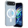 For iPhone 17 Air Clear Phone Case Compatible with MagSafe TPU+Acrylic Back Cover