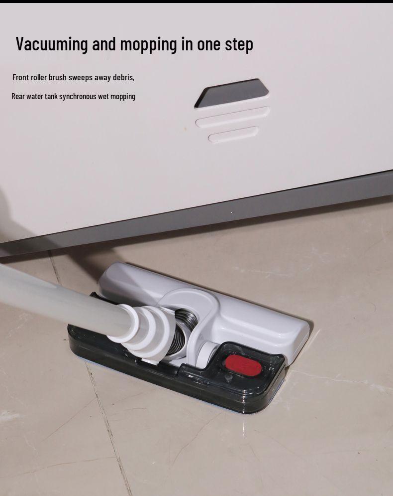 Compact High-Suction Wireless Vacuum & Mop for Dust, Hair and Mite Removal
