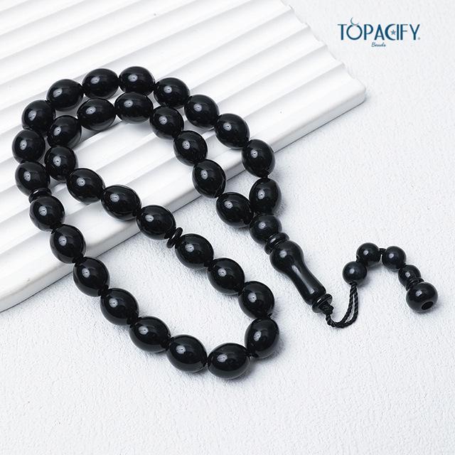 Oval 33-Bead Tasbih: Middle Eastern Prayer Beads