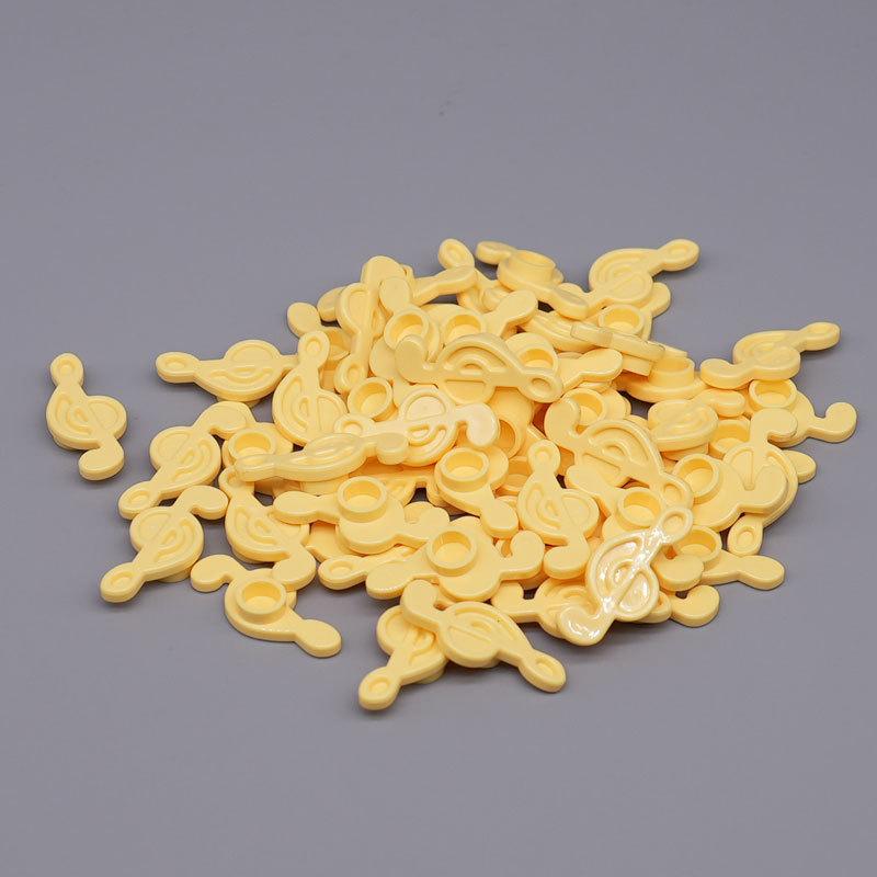 MOC 10PCS 65468 Musical Note Building Blocks Kit High Pitched Characters Decorative Props Particle Toys Children Birthday Gifts